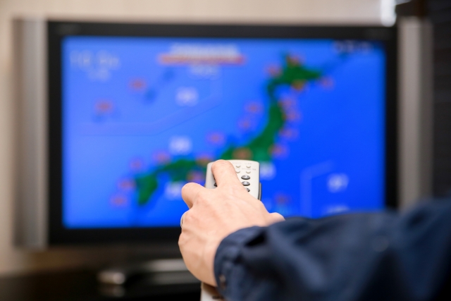 天気予報画面